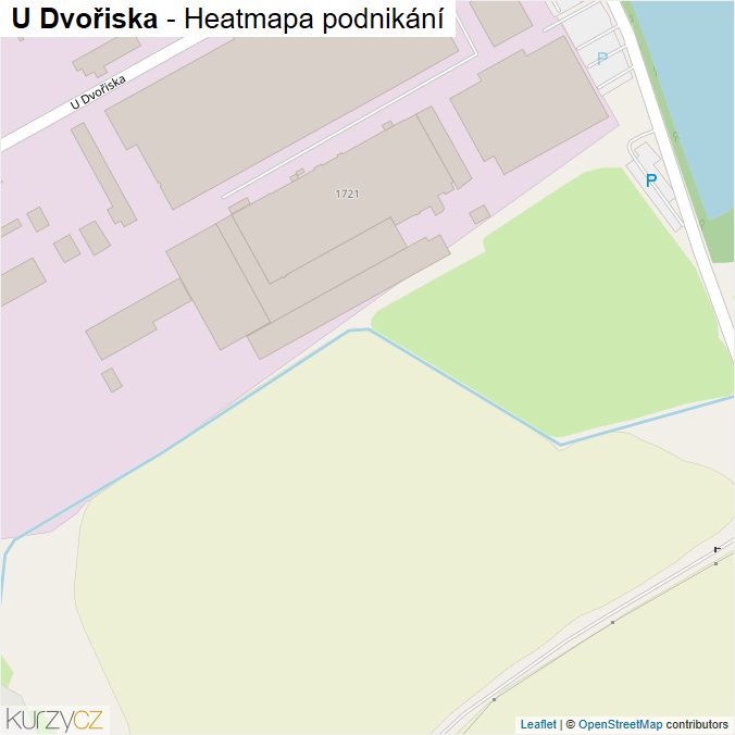 Mapa U Dvořiska - Firmy v ulici.