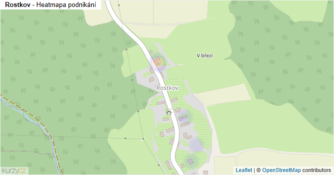 Rostkov - mapa podnikání