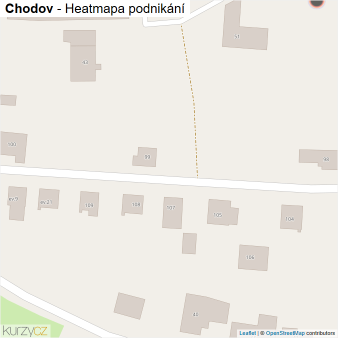 Mapa Chodov - Firmy v obci.