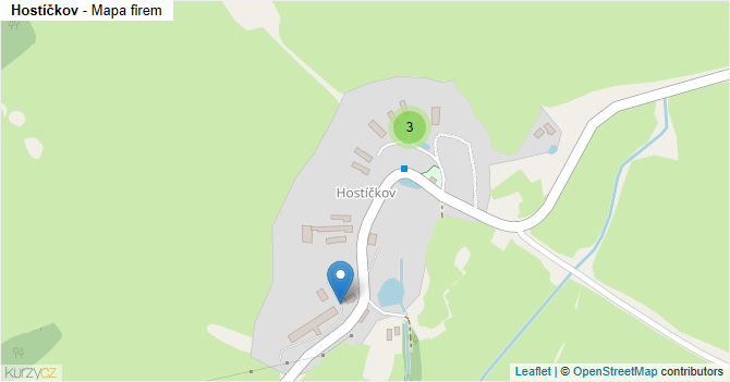 Hostíčkov - mapa firem