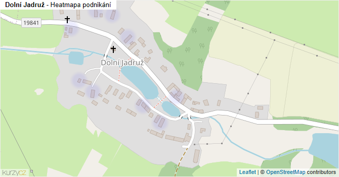 Dolní Jadruž - mapa podnikání