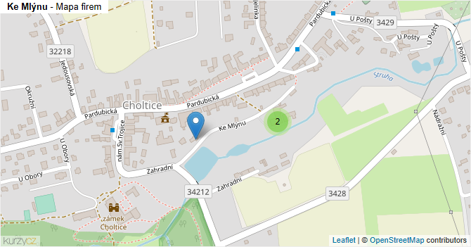Ke Mlýnu - mapa firem