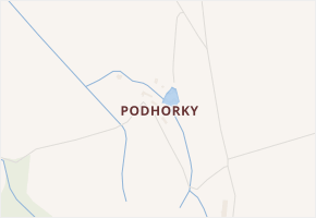 Podhorky v obci Choltice - mapa části obce
