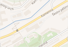 Kamenná v obci Chomutov - mapa ulice