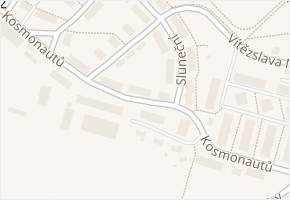 Kosmonautů v obci Chomutov - mapa ulice