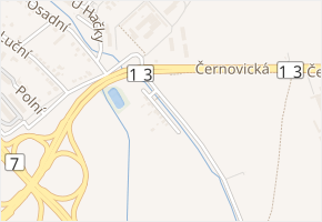 Potoční v obci Chomutov - mapa ulice