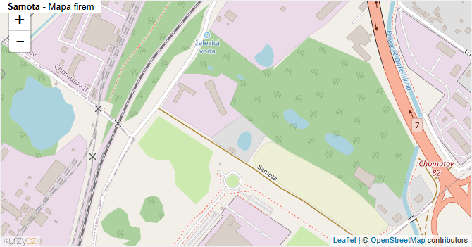 Samota - mapa firem