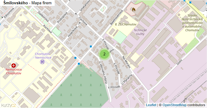 Šmilovského - mapa firem