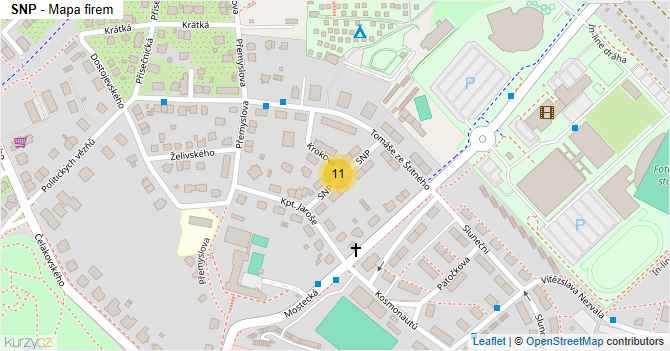 SNP - mapa firem