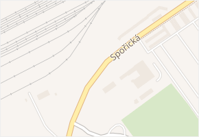 Spořická v obci Chomutov - mapa ulice