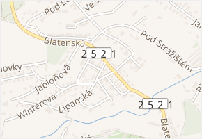 Tylova v obci Chomutov - mapa ulice