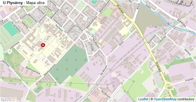 U Plynárny - mapa ulice