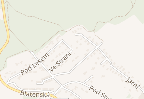 Ve Stráni v obci Chomutov - mapa ulice