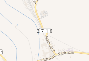 Nádražní v obci Chornice - mapa ulice
