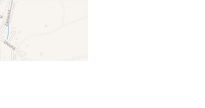 Dlouhá v obci Chotěboř - mapa ulice