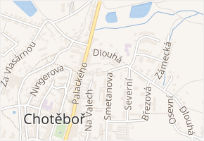 F. X. Svobody v obci Chotěboř - mapa ulice