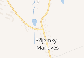 Marieves v obci Chotěboř - mapa části obce