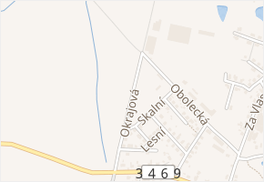 Okrajová v obci Chotěboř - mapa ulice