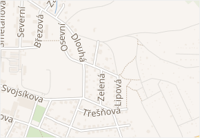Pod Alejí v obci Chotěboř - mapa ulice
