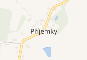 Příjemky v obci Chotěboř - mapa části obce