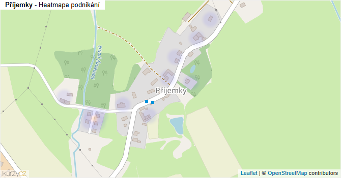 Příjemky - mapa podnikání