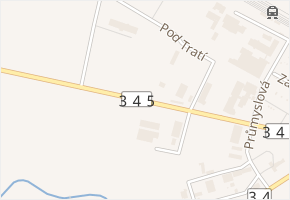 Průmyslová v obci Chotěboř - mapa ulice