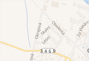 Skalní v obci Chotěboř - mapa ulice