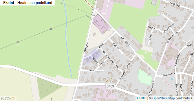 Skalní - mapa podnikání