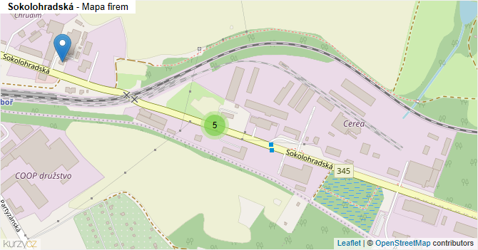 Sokolohradská - mapa firem