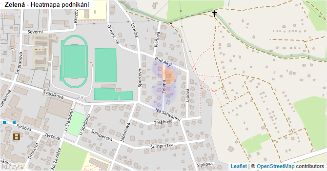 Zelená - mapa podnikání