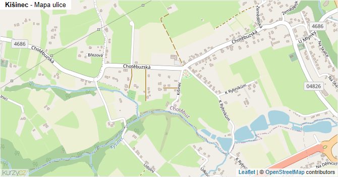 Kišinec - mapa ulice
