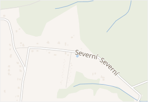 Severní v obci Chotěbuz - mapa ulice