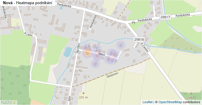 Nová - mapa podnikání