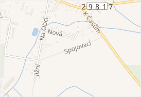 Spojovací v obci Choteč - mapa ulice