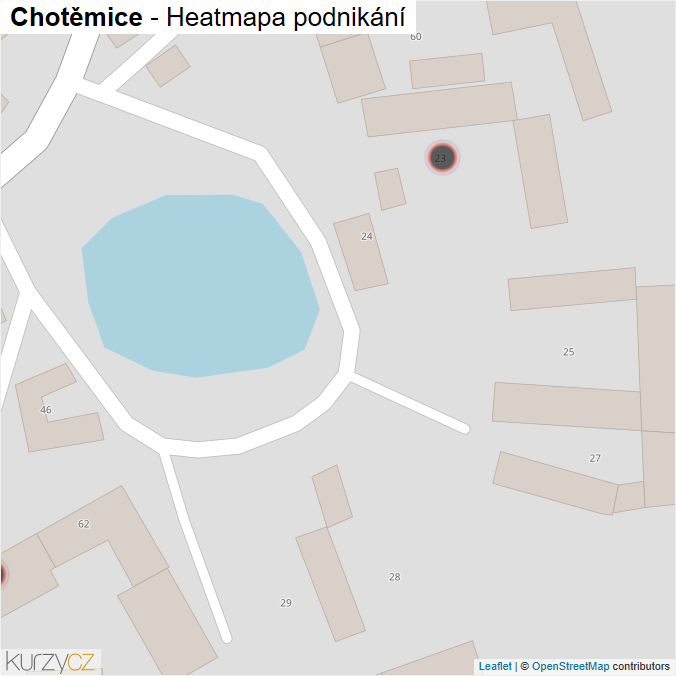 Mapa Chotěmice - Firmy v obci.