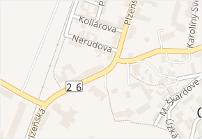 Plzeňská v obci Chotěšov - mapa ulice