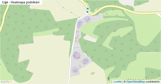 Lipí - mapa podnikání