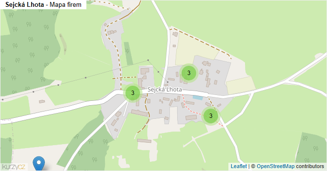 Sejcká Lhota - mapa firem