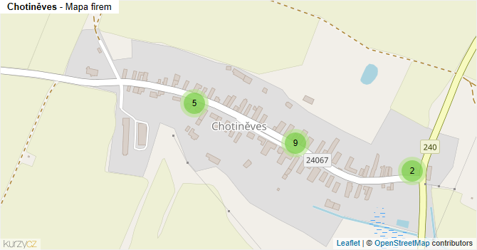 Chotiněves - mapa firem