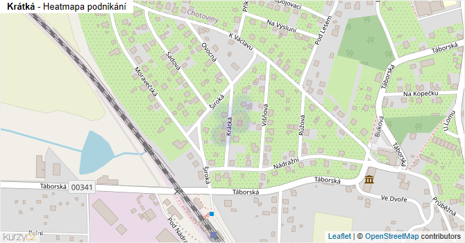 Krátká - mapa podnikání