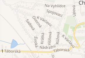 Ovocná v obci Chotoviny - mapa ulice