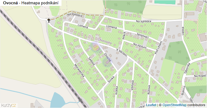 Ovocná - mapa podnikání