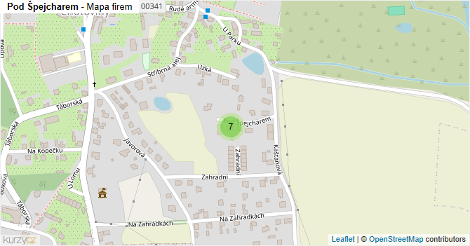 Pod Špejcharem - mapa firem
