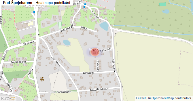 Pod Špejcharem - mapa podnikání
