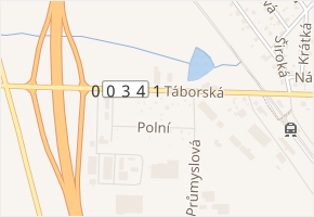 Polní v obci Chotoviny - mapa ulice