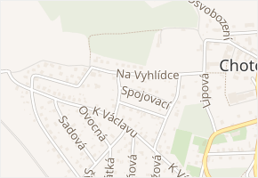 Spojovací v obci Chotoviny - mapa ulice