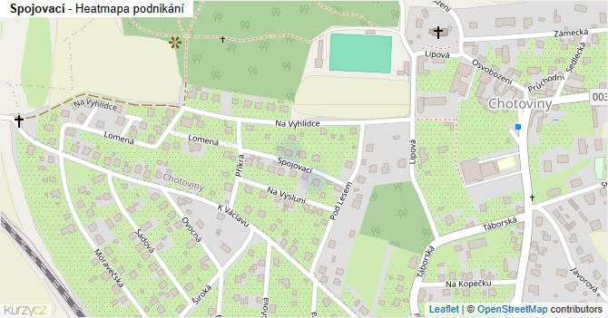 Spojovací - mapa podnikání