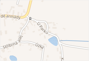 U Parku v obci Chotoviny - mapa ulice