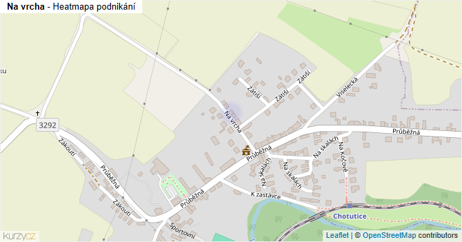 Na vrcha - mapa podnikání
