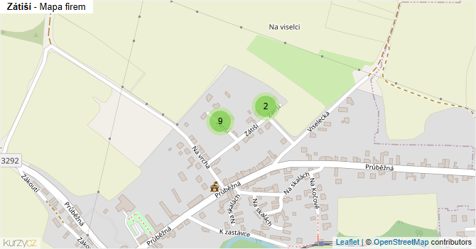 Zátiší - mapa firem